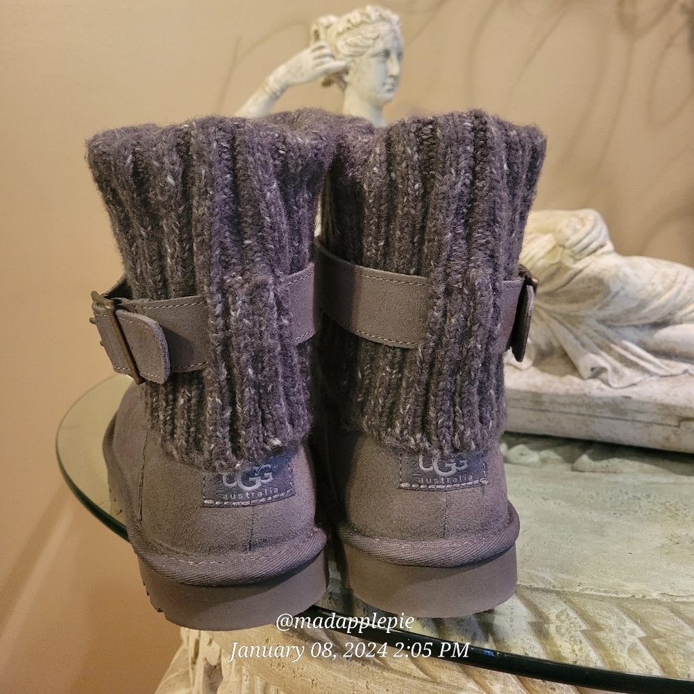 Ugg Cambridge Suede Leather Boot SN 1006013 Cardigan Cuff Size 7 NWT #686 - Picture 8 of 14